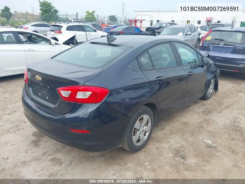 2016 Chevrolet Cruze Ls Auto VIN: 1G1BC5SM0G7269591 Lot: 39916019