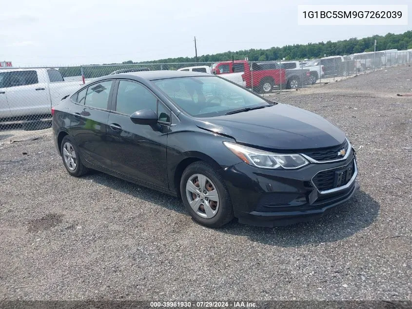 2016 Chevrolet Cruze Ls Auto VIN: 1G1BC5SM9G7262039 Lot: 39981930