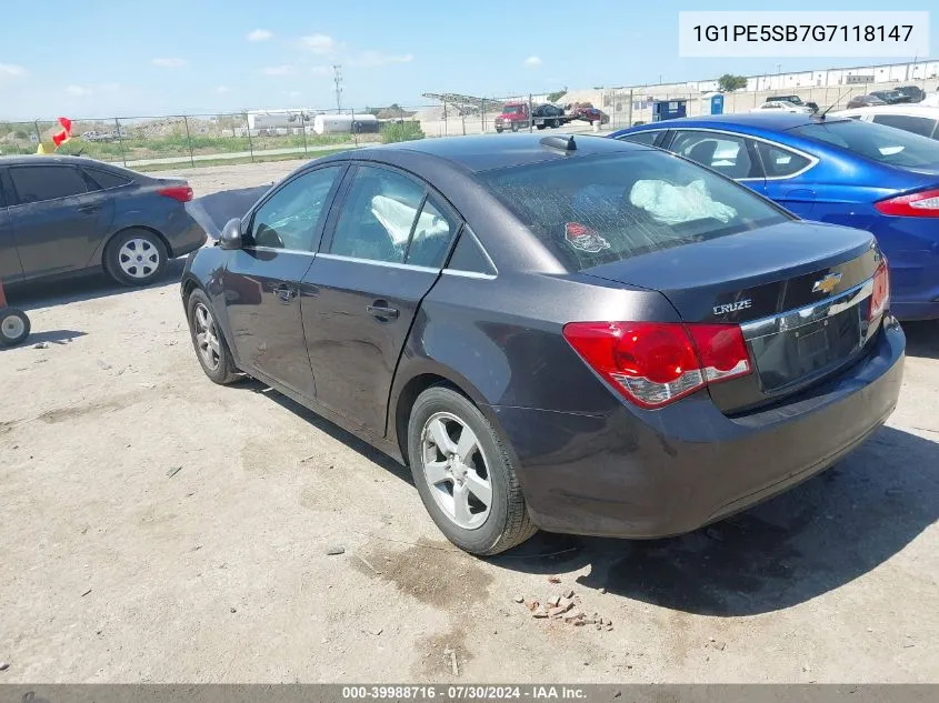 2016 Chevrolet Cruze Limited 1Lt Auto VIN: 1G1PE5SB7G7118147 Lot: 39988716