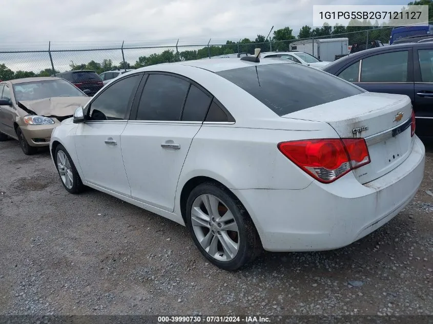 1G1PG5SB2G7121127 2016 Chevrolet Cruze Limited Ltz Auto