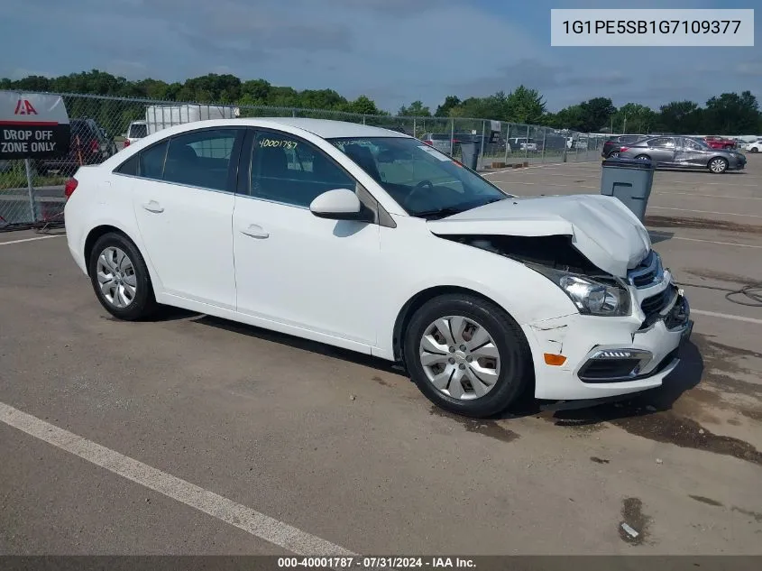 1G1PE5SB1G7109377 2016 Chevrolet Cruze Limited 1Lt Auto