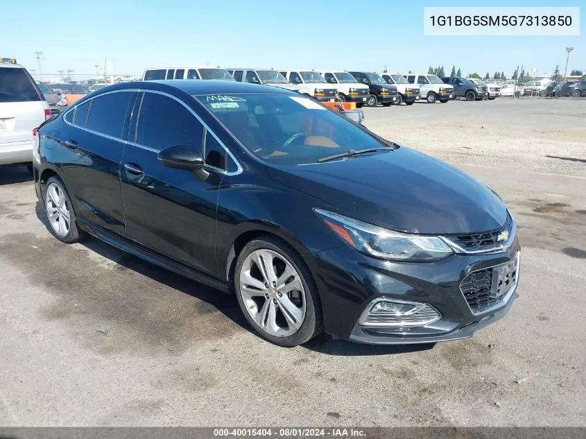 2016 Chevrolet Cruze Premier Auto VIN: 1G1BG5SM5G7313850 Lot: 40015404