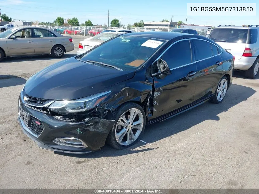 1G1BG5SM5G7313850 2016 Chevrolet Cruze Premier Auto