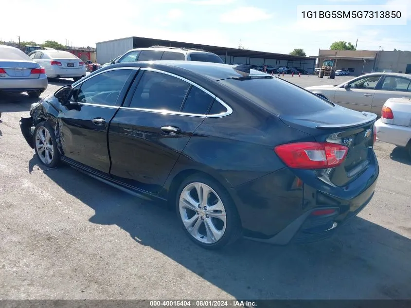 2016 Chevrolet Cruze Premier Auto VIN: 1G1BG5SM5G7313850 Lot: 40015404