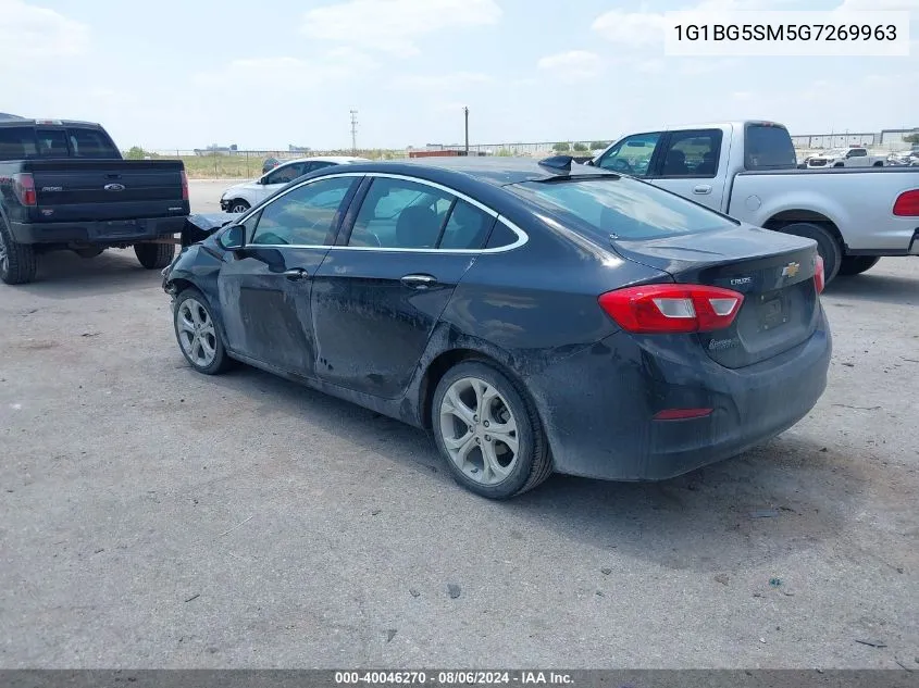 2016 Chevrolet Cruze Premier Auto VIN: 1G1BG5SM5G7269963 Lot: 40046270