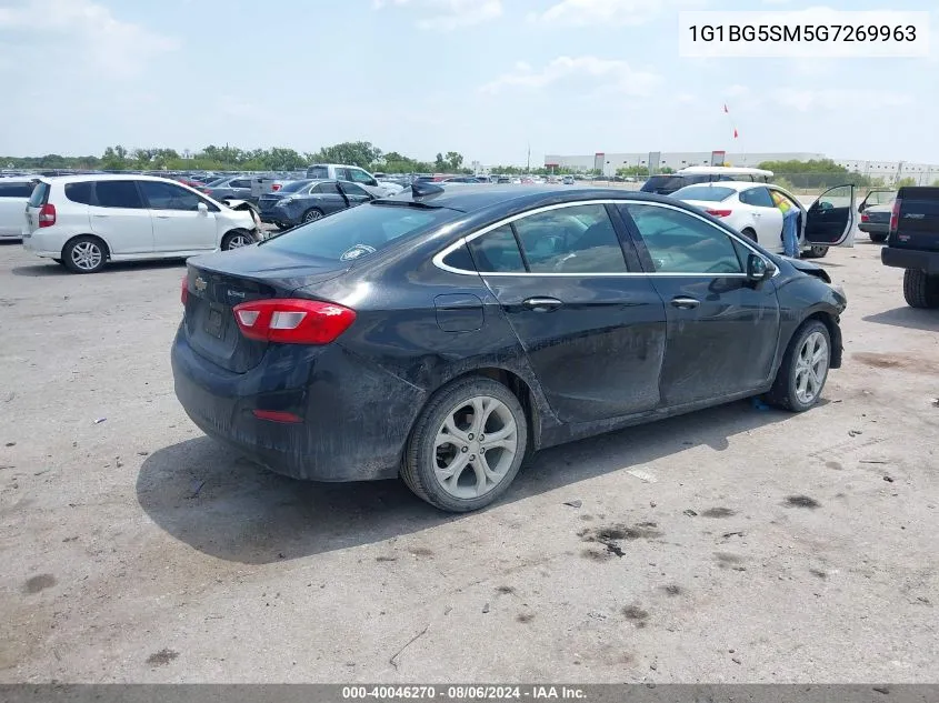 1G1BG5SM5G7269963 2016 Chevrolet Cruze Premier Auto