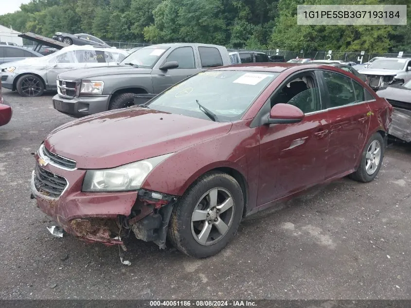 1G1PE5SB3G7193184 2016 Chevrolet Cruze Limited 1Lt Auto