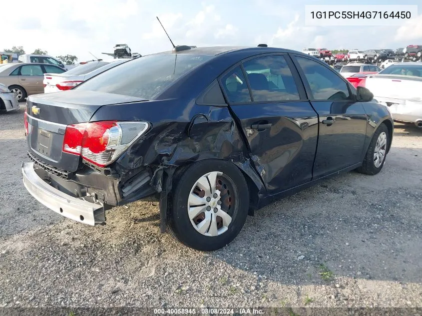 1G1PC5SH4G7164450 2016 Chevrolet Cruze Limited Ls Auto