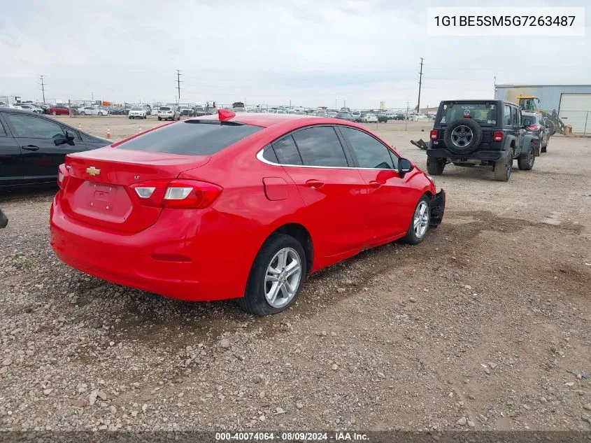 1G1BE5SM5G7263487 2016 Chevrolet Cruze Lt Auto