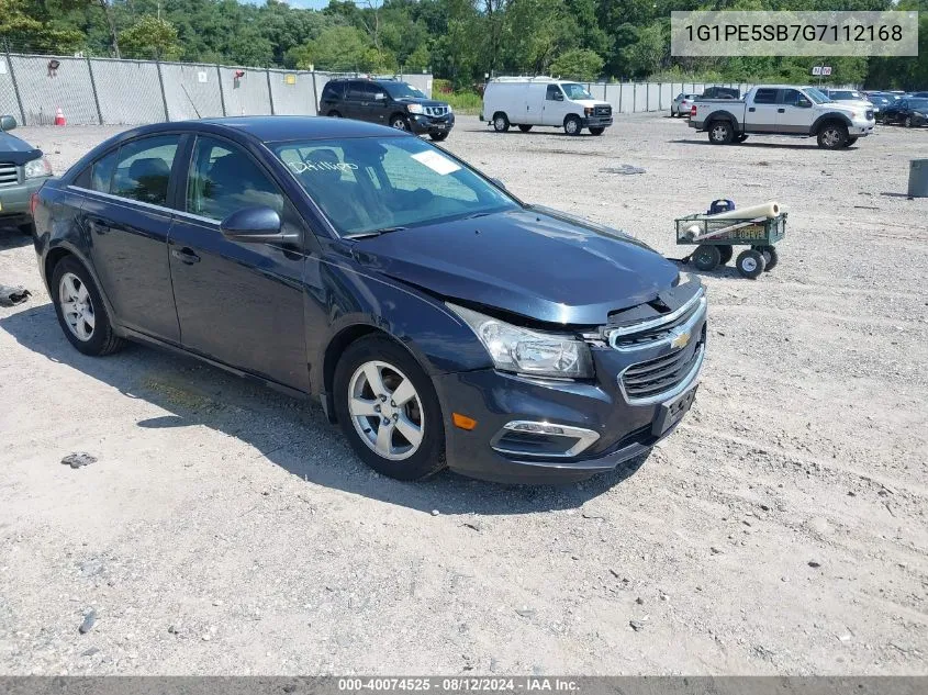 1G1PE5SB7G7112168 2016 Chevrolet Cruze Limited 1Lt Auto