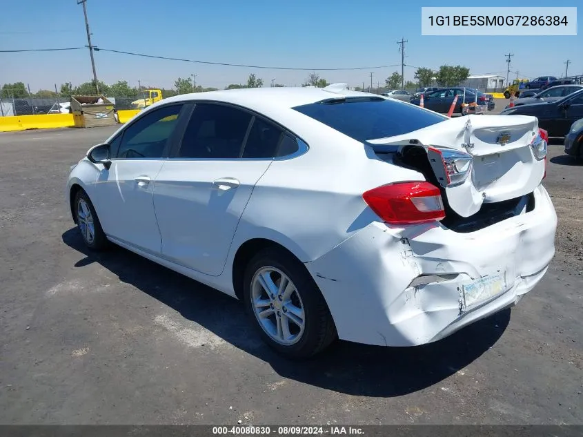 2016 Chevrolet Cruze Lt Auto VIN: 1G1BE5SM0G7286384 Lot: 40080830