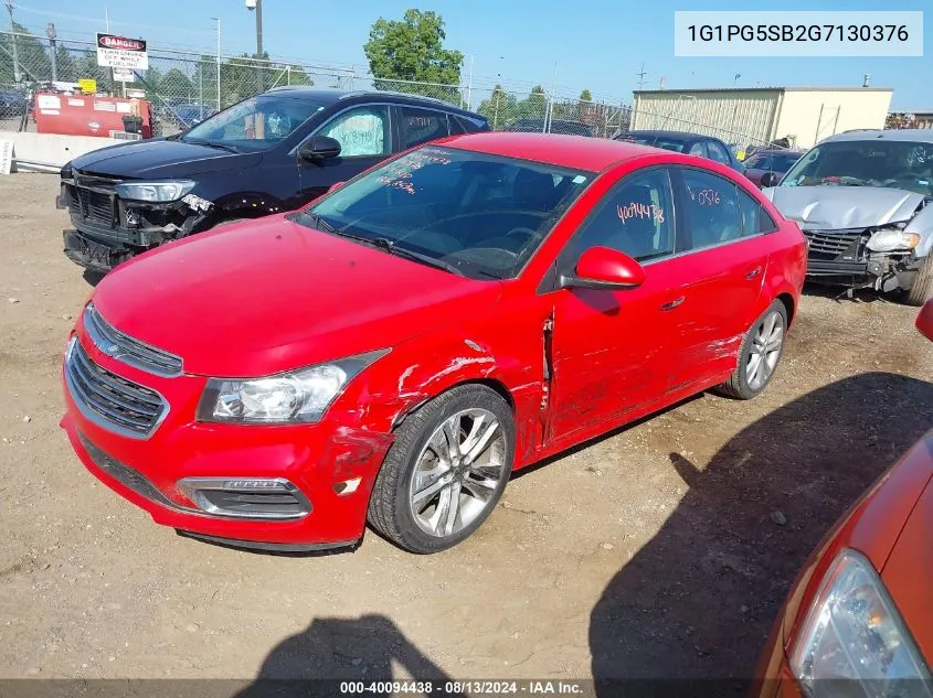 1G1PG5SB2G7130376 2016 Chevrolet Cruze Limited Ltz Auto