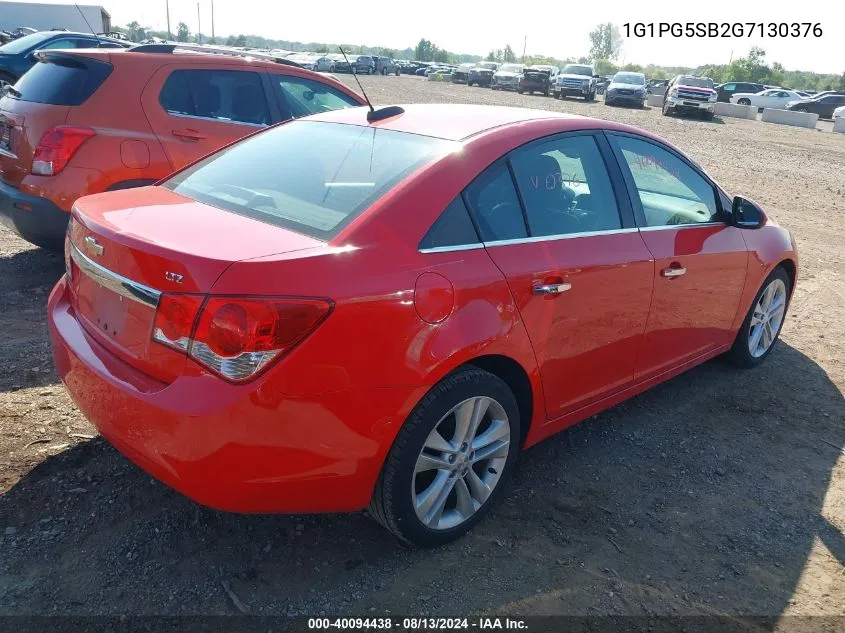 1G1PG5SB2G7130376 2016 Chevrolet Cruze Limited Ltz Auto