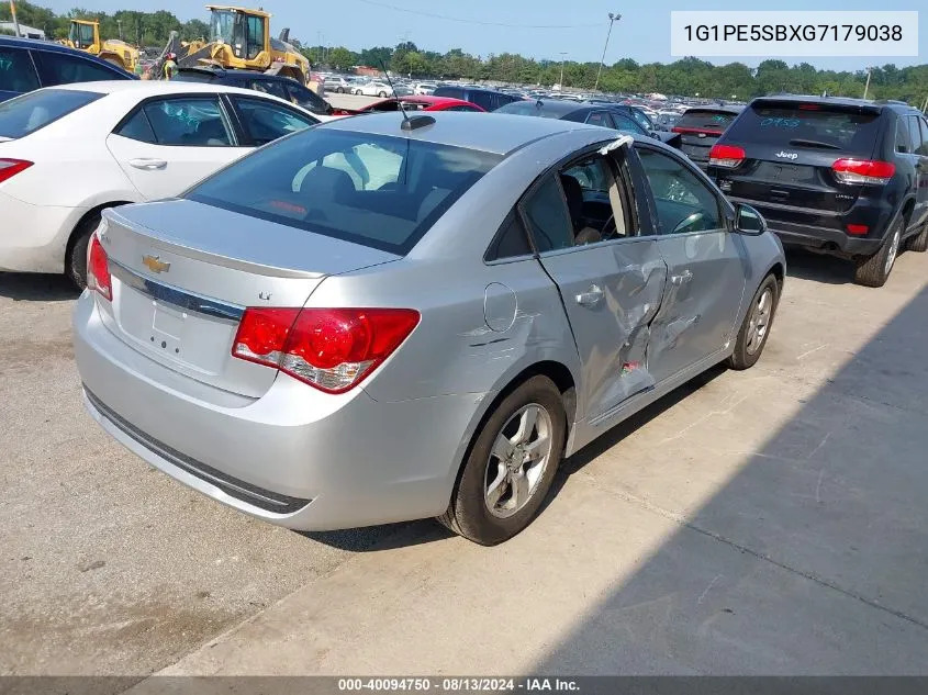 1G1PE5SBXG7179038 2016 Chevrolet Cruze Limited 1Lt Auto