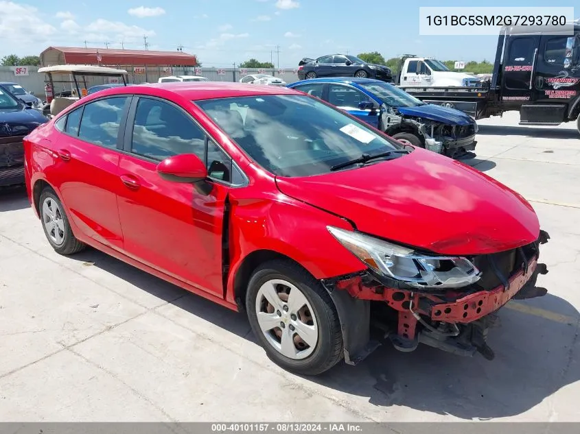 2016 Chevrolet Cruze Ls Auto VIN: 1G1BC5SM2G7293780 Lot: 40101157