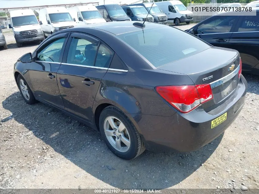 1G1PE5SB7G7138768 2016 Chevrolet Cruze Limited 1Lt Auto