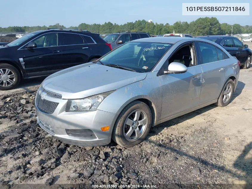 2016 Chevrolet Cruze Limited 1Lt Auto VIN: 1G1PE5SB5G7211846 Lot: 40135360