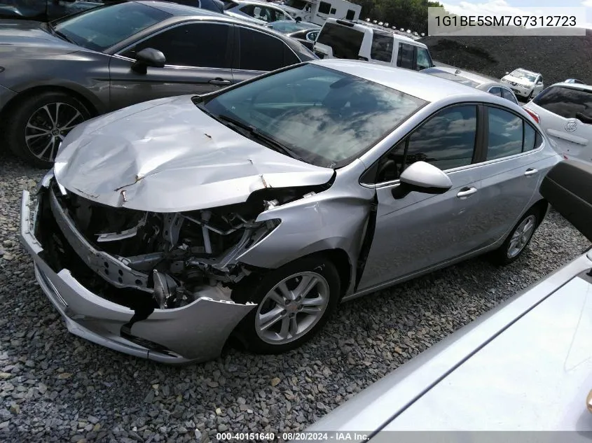 2016 Chevrolet Cruze Lt Auto VIN: 1G1BE5SM7G7312723 Lot: 40151640