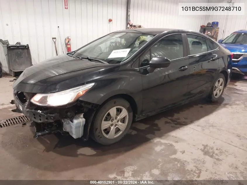 1G1BC5SM9G7248710 2016 Chevrolet Cruze Ls Auto