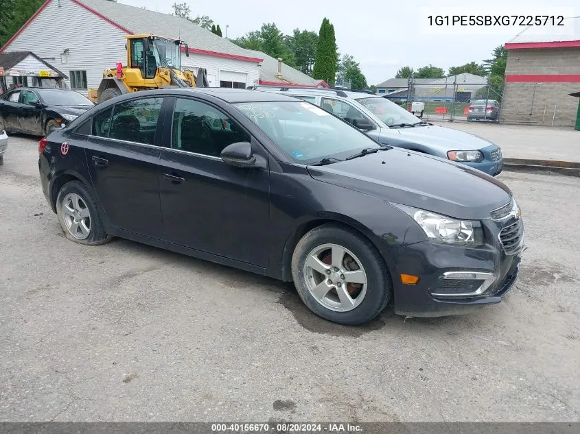 1G1PE5SBXG7225712 2016 Chevrolet Cruze Limited 1Lt Auto