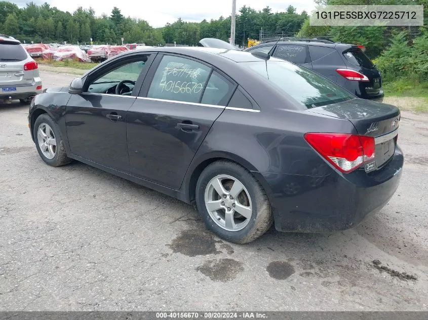 1G1PE5SBXG7225712 2016 Chevrolet Cruze Limited 1Lt Auto