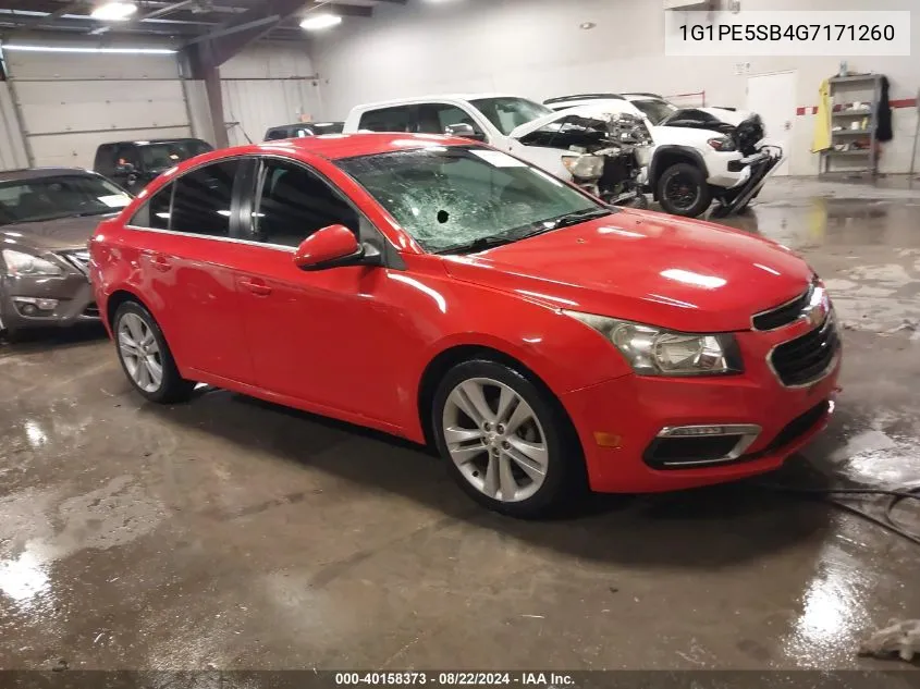 2016 Chevrolet Cruze Limited 1Lt Auto VIN: 1G1PE5SB4G7171260 Lot: 40158373