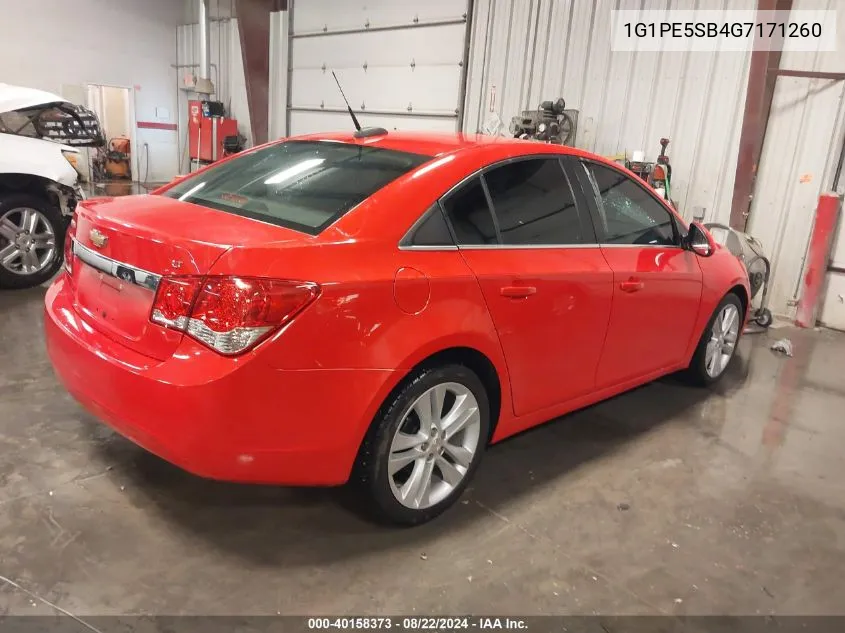 1G1PE5SB4G7171260 2016 Chevrolet Cruze Limited 1Lt Auto