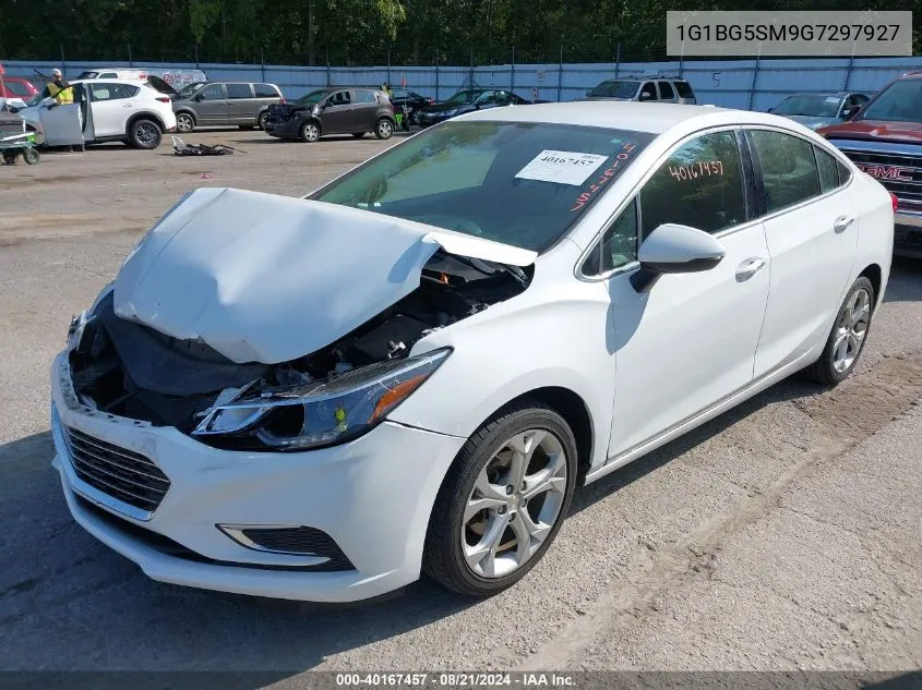 1G1BG5SM9G7297927 2016 Chevrolet Cruze Premier Auto