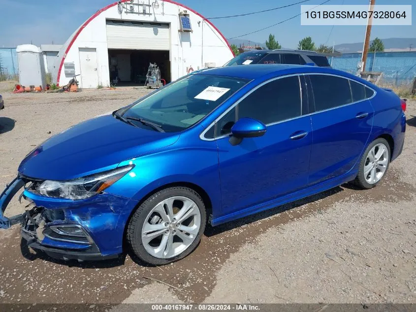 1G1BG5SM4G7328064 2016 Chevrolet Cruze Premier Auto