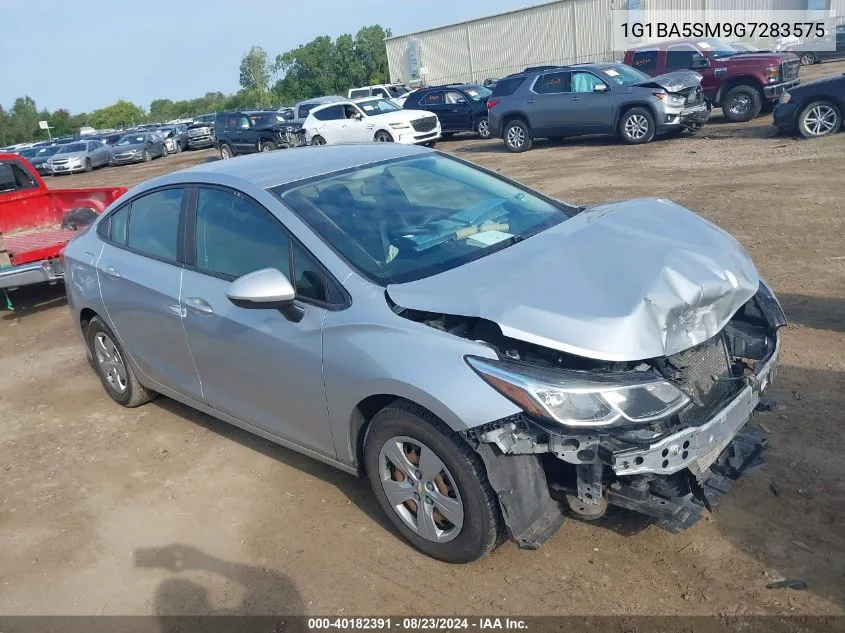 1G1BA5SM9G7283575 2016 Chevrolet Cruze L Manual