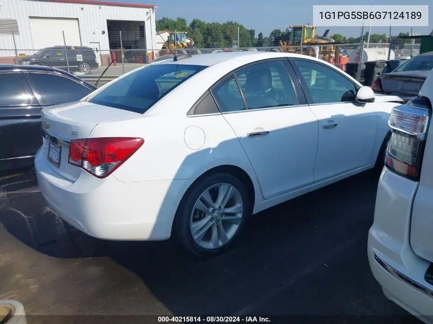 1G1PG5SB6G7124189 2016 Chevrolet Cruze Limited Ltz Auto