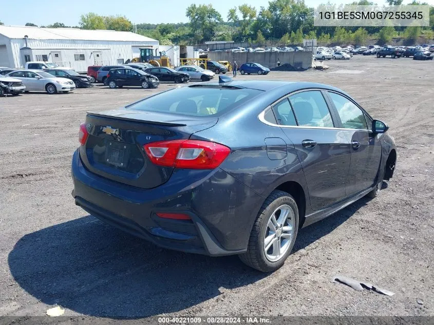 2016 Chevrolet Cruze Lt Auto VIN: 1G1BE5SM0G7255345 Lot: 40221009