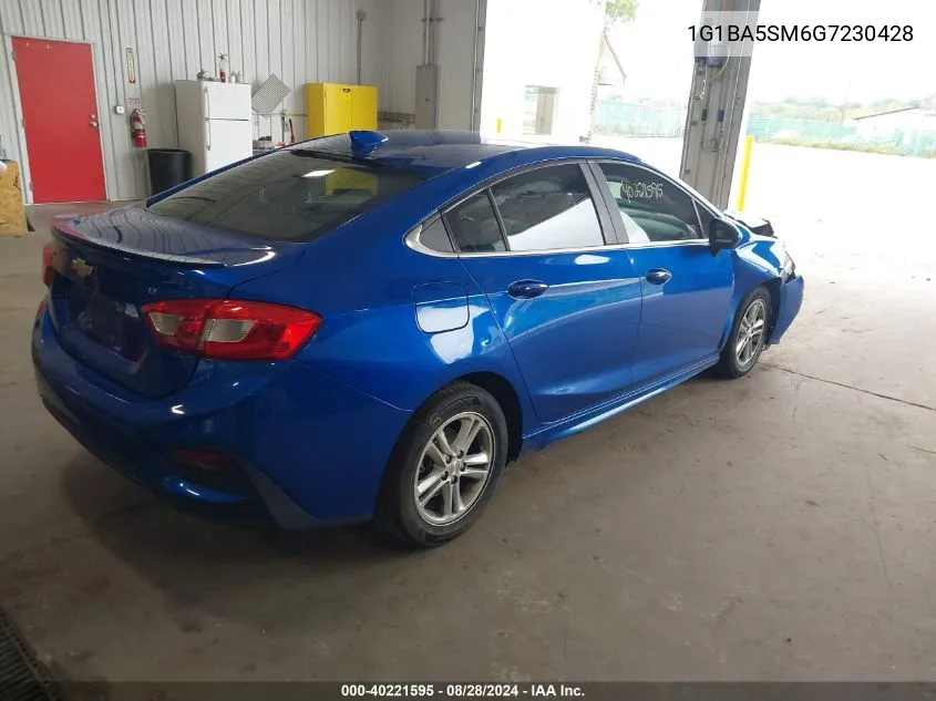 1G1BA5SM6G7230428 2016 Chevrolet Cruze L Manual