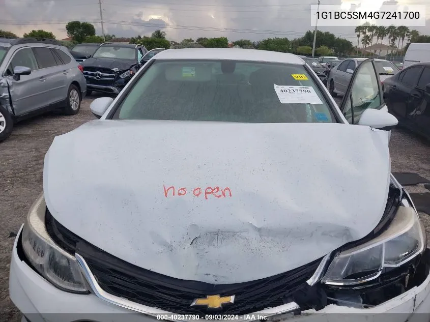 1G1BC5SM4G7241700 2016 Chevrolet Cruze Ls Auto