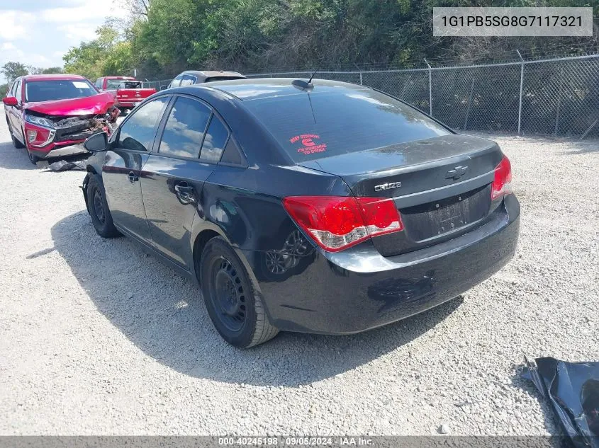 1G1PB5SG8G7117321 2016 Chevrolet Cruze Limited Ls Manual