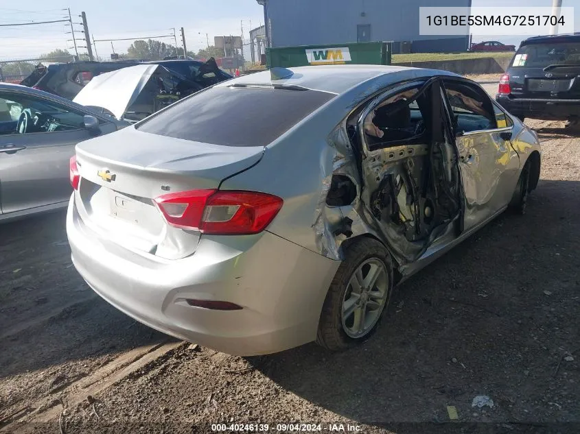 1G1BE5SM4G7251704 2016 Chevrolet Cruze Lt