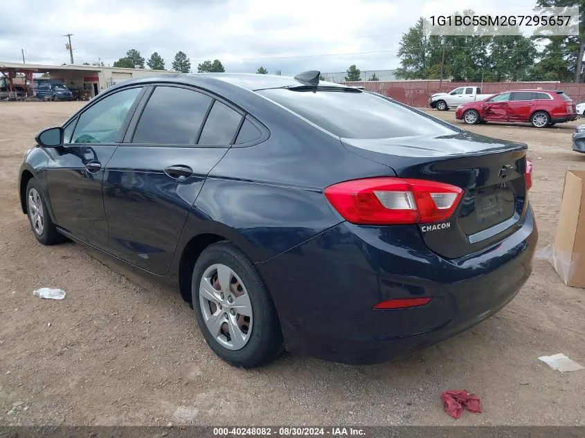 2016 Chevrolet Cruze Ls Auto VIN: 1G1BC5SM2G7295657 Lot: 40248082