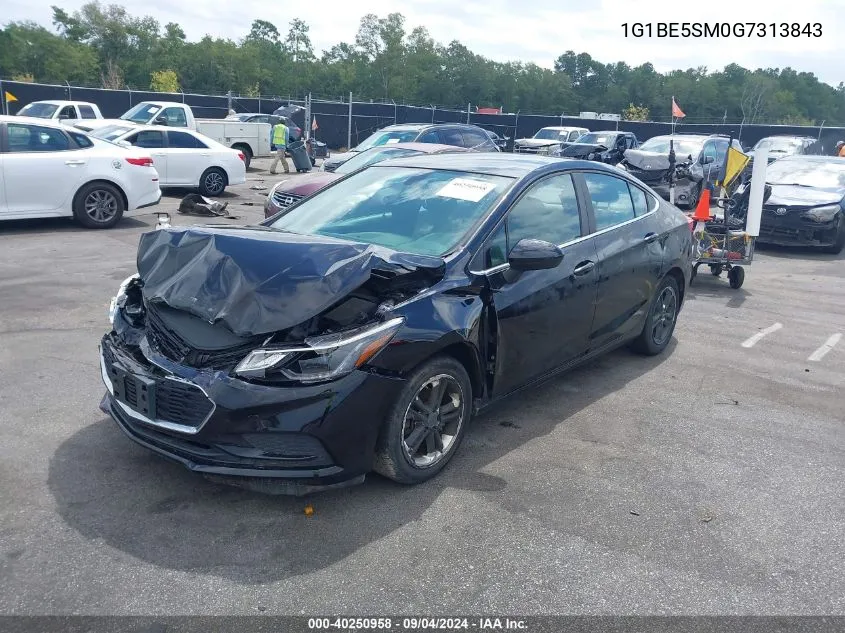 2016 Chevrolet Cruze Lt VIN: 1G1BE5SM0G7313843 Lot: 40250958