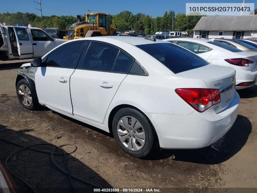 2016 Chevrolet Cruze Limited Ls Auto VIN: 1G1PC5SH2G7170473 Lot: 40253589