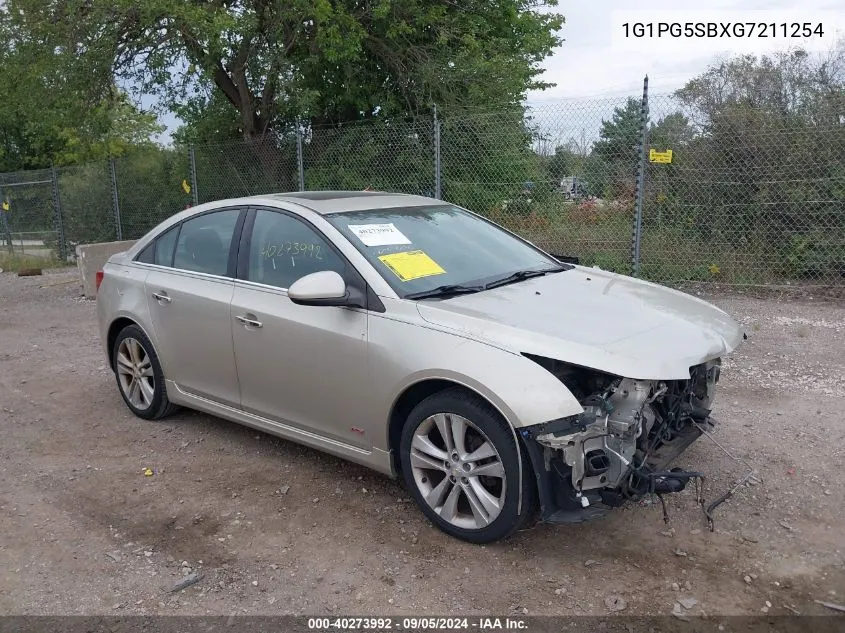 1G1PG5SBXG7211254 2016 Chevrolet Cruze Limited Ltz Auto