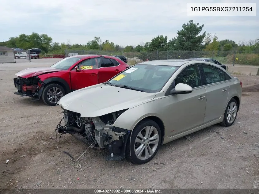 2016 Chevrolet Cruze Limited Ltz Auto VIN: 1G1PG5SBXG7211254 Lot: 40273992