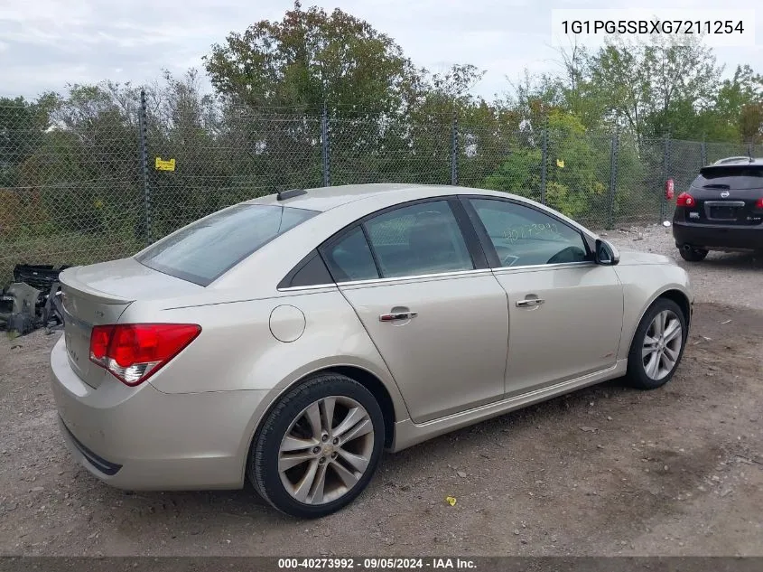 1G1PG5SBXG7211254 2016 Chevrolet Cruze Limited Ltz Auto