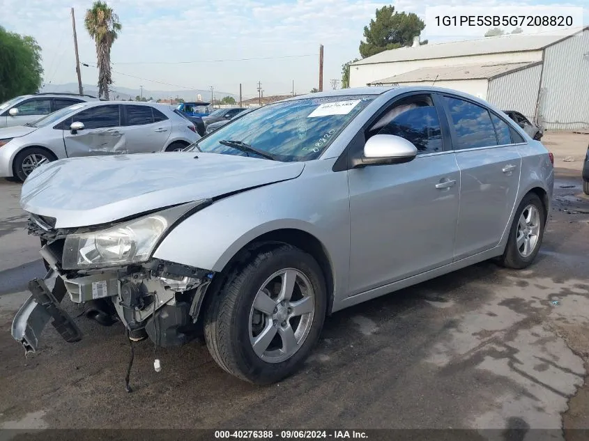 1G1PE5SB5G7208820 2016 Chevrolet Cruze Limited 1Lt Auto