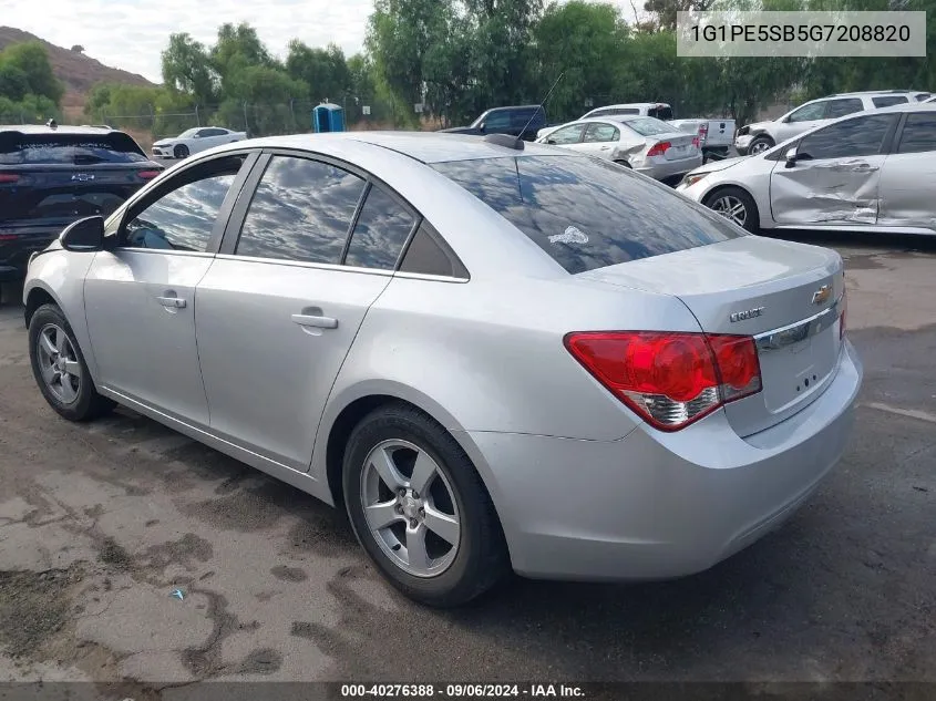 1G1PE5SB5G7208820 2016 Chevrolet Cruze Limited 1Lt Auto