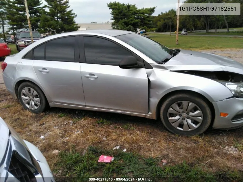 1G1PC5SH1G7182551 2016 Chevrolet Cruze Limited Ls