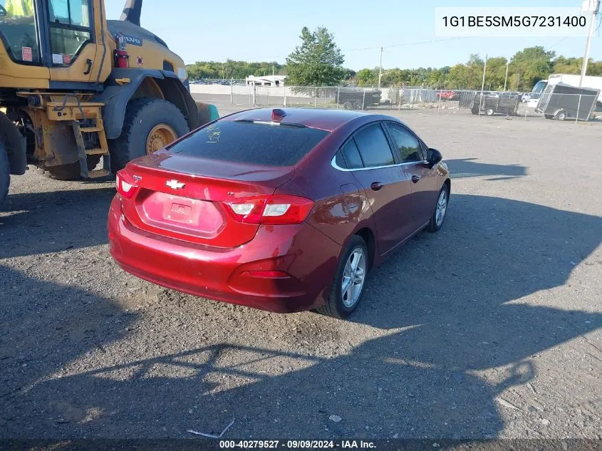 1G1BE5SM5G7231400 2016 Chevrolet Cruze Lt Auto