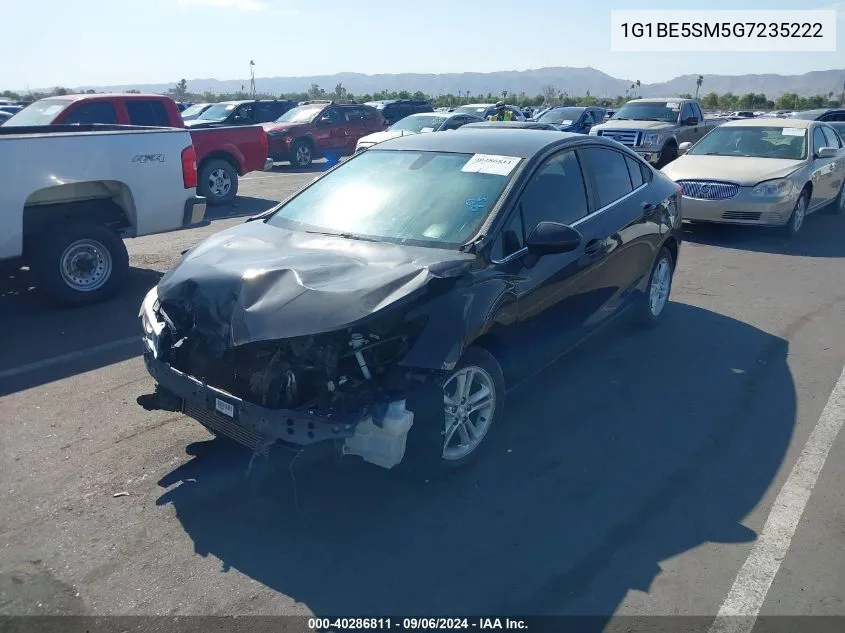 2016 Chevrolet Cruze Lt Auto VIN: 1G1BE5SM5G7235222 Lot: 40286811