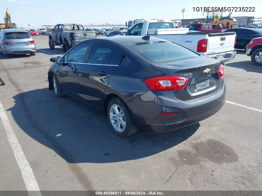 2016 Chevrolet Cruze Lt Auto VIN: 1G1BE5SM5G7235222 Lot: 40286811