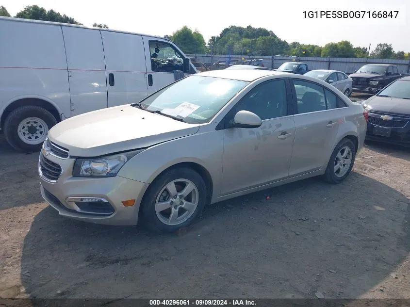 2016 Chevrolet Cruze Limited 1Lt Auto VIN: 1G1PE5SB0G7166847 Lot: 40296061