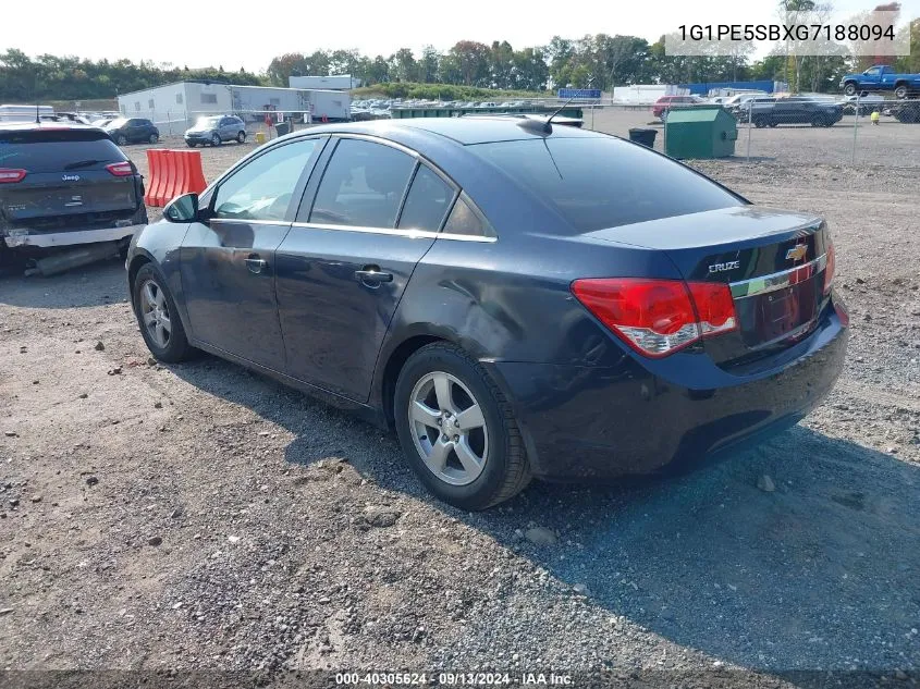 2016 Chevrolet Cruze Limited 1Lt Auto VIN: 1G1PE5SBXG7188094 Lot: 40305624